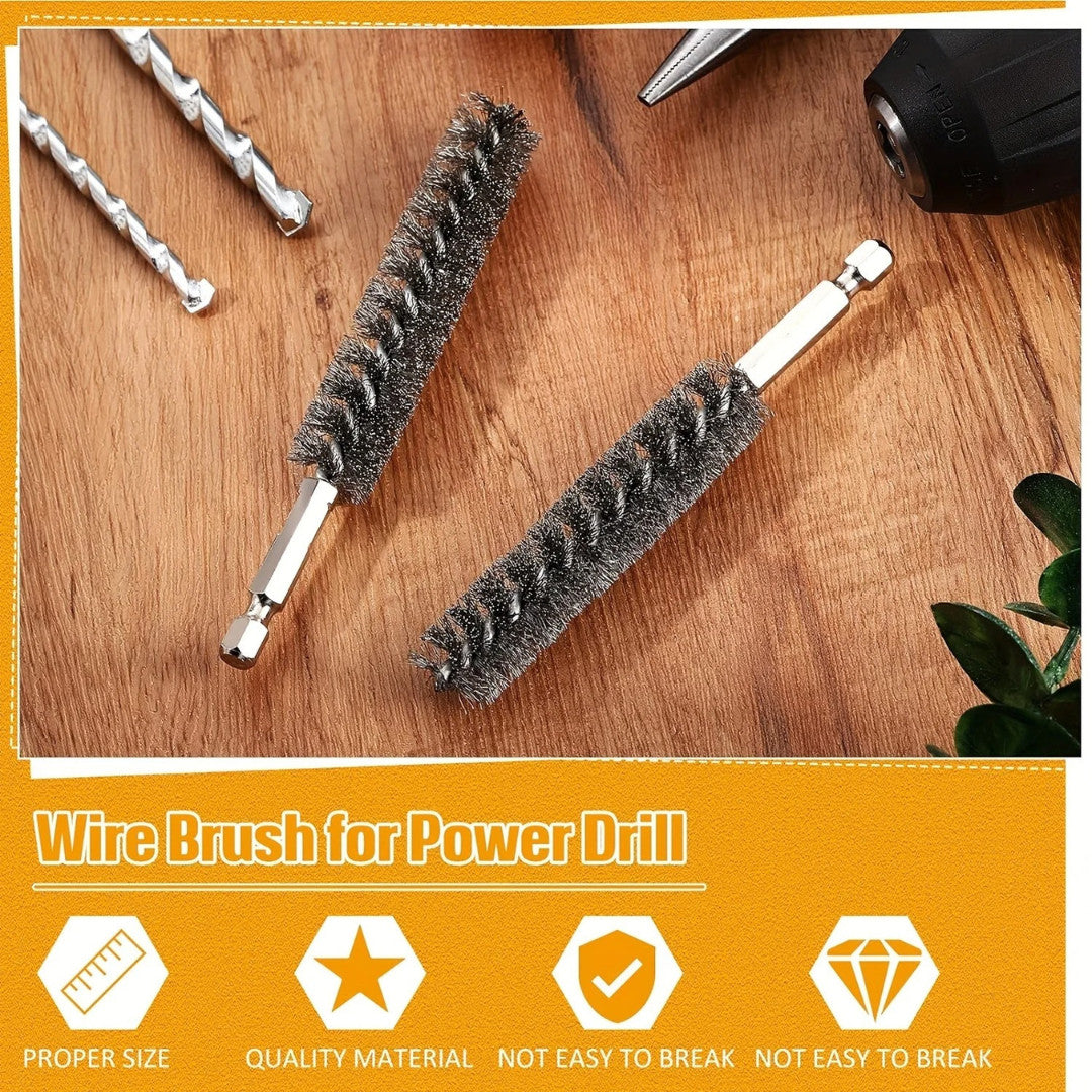 Golf Club Head Hosel Brush Set 5 Pack Stainless Steel Wire Cleaning Tools