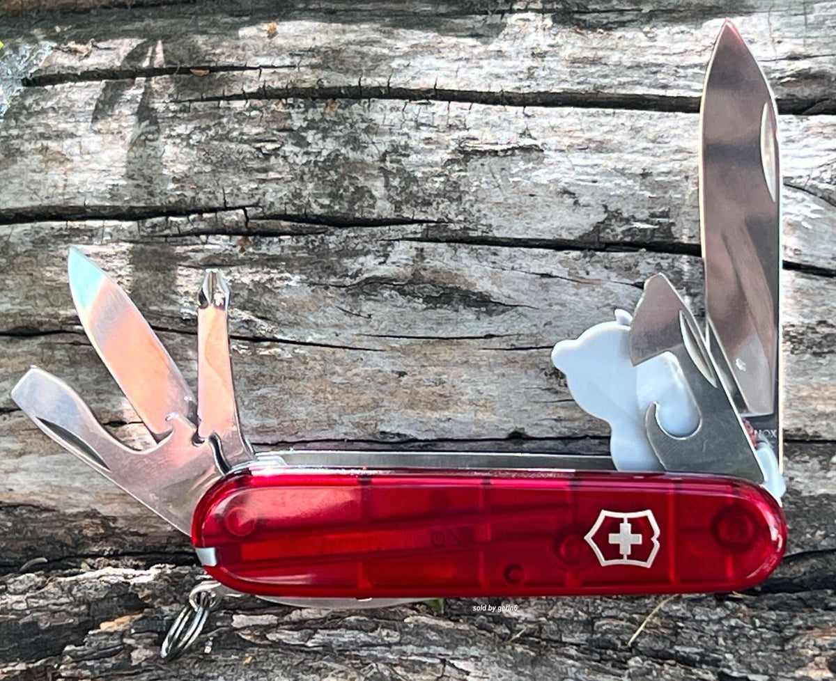 Victorinox Swiss Army Knife Spartan Lite Red Translucent 15-Tool Multi-Tool