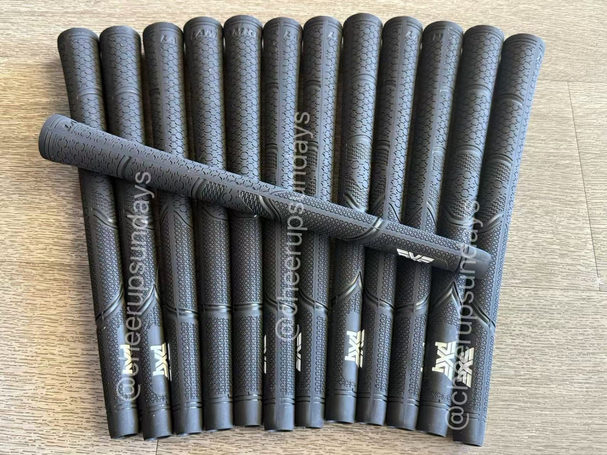 Golf Club Grips Set of 13 High Performance Black Standard Size