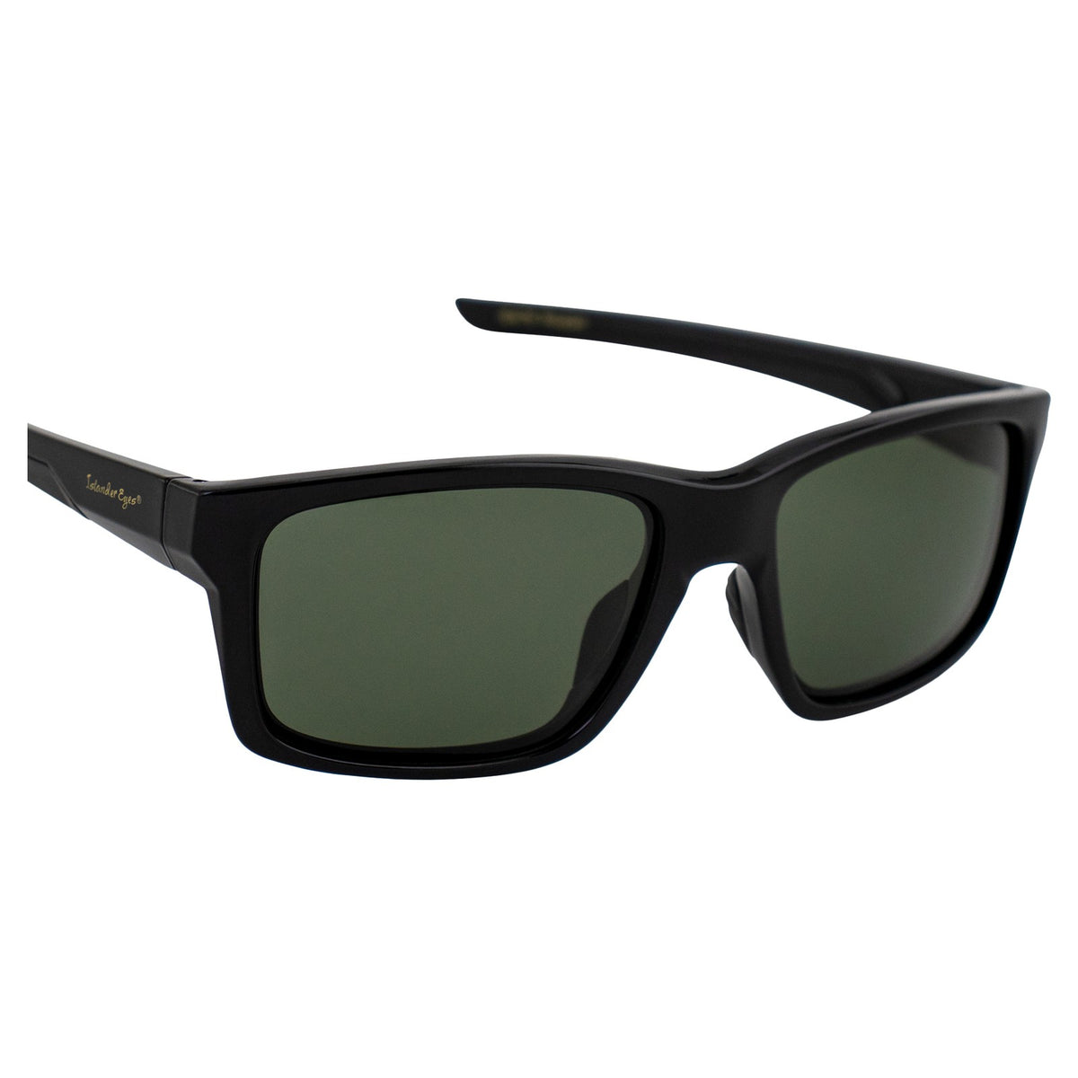 Polarized Square Sunglasses with Black Frame and Grey Lenses - UV Protection