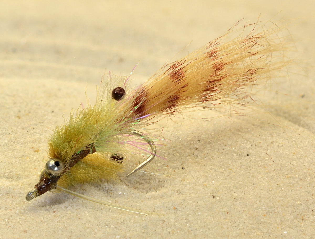 Fly Fishing Shrimp Pattern Flies - Multiple Colors, Mustad Hook #2