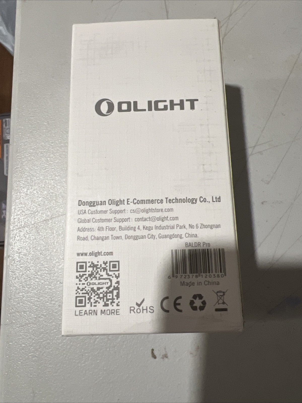 Olight Baldr Pro Tactical Light with Laser 1350 Lumens 260M Throw