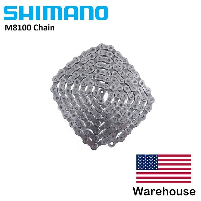 12-Speed MTB Bike Chain 122 Links with Quick Link - Shimano XT CN-M8100