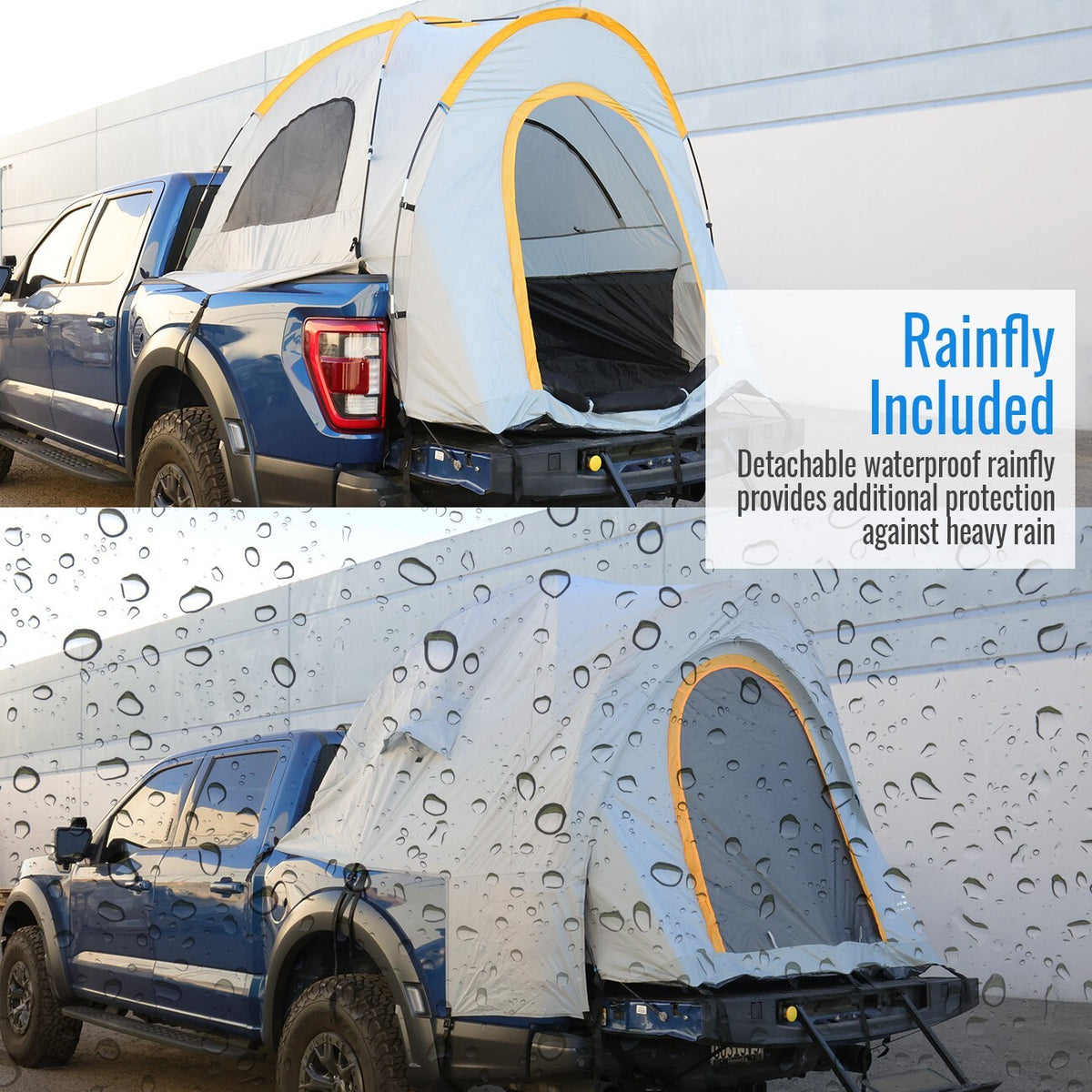 Waterproof Truck Bed Tent for Pickup 5.5-5.8ft Camping Shelter