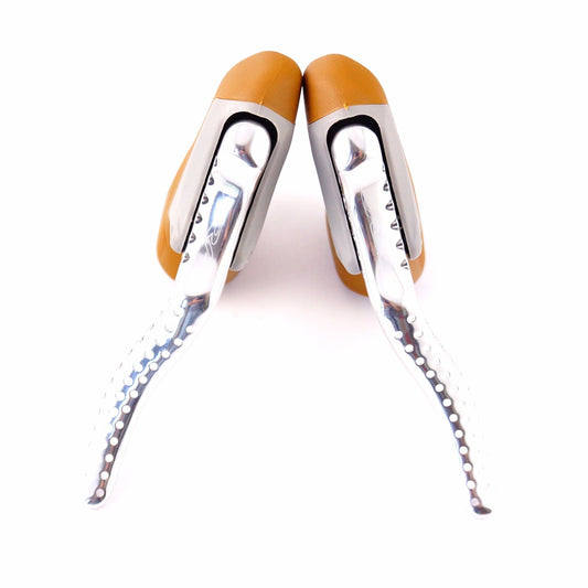 Lightweight Road Bike Brake Levers with Gum Hoods - Aluminum Pair