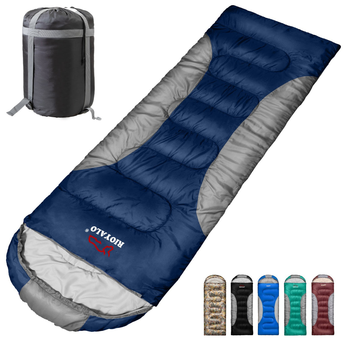 Zero Degree Winter Sleeping Bag for Camping & Hiking - Waterproof, Big & Tall