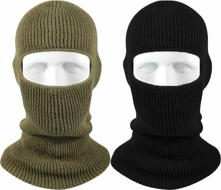 Winter Face Mask with One Hole Acrylic Face Cover for Head & Neck Protection