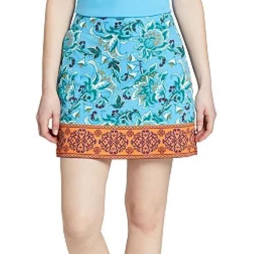 Women's Fashion Skort with Scarf Design - Athletic Golf Skirt