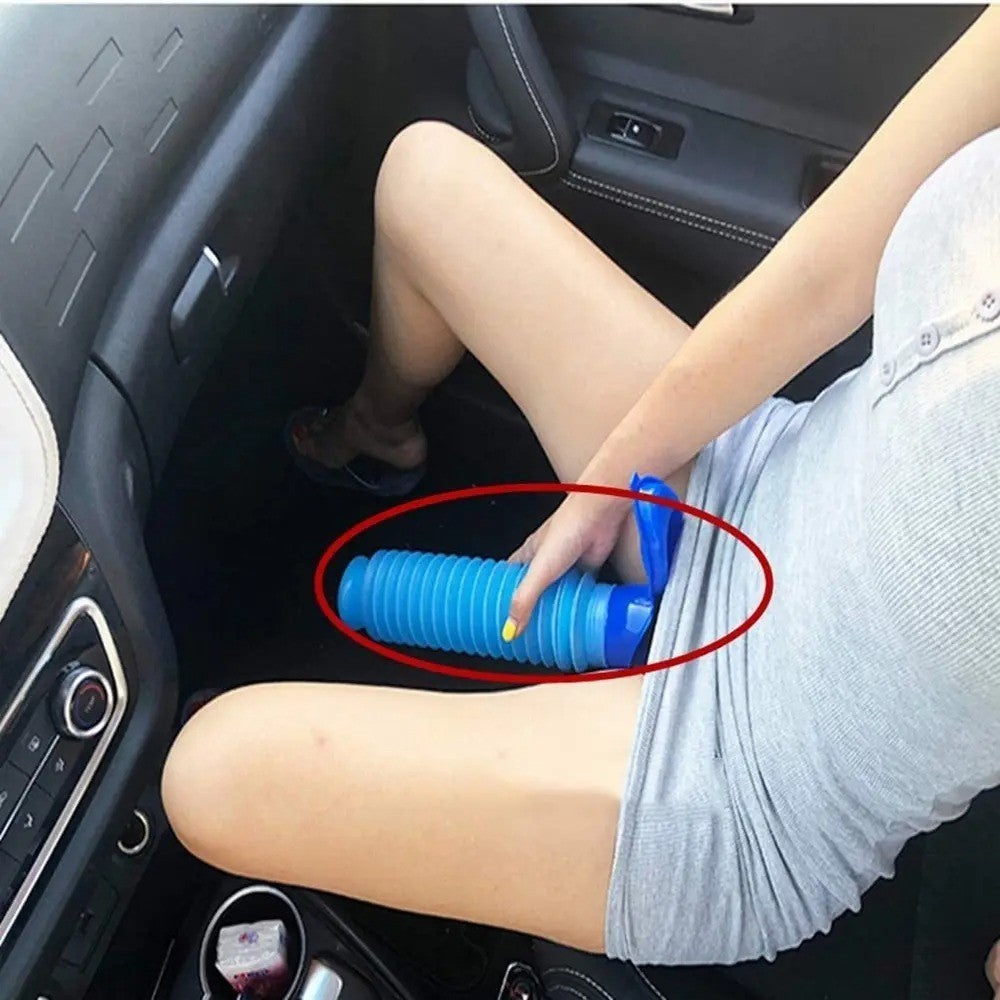 Portable Reusable Car Urinal with Leak-Proof Seal for Travel Camping Emergency Use