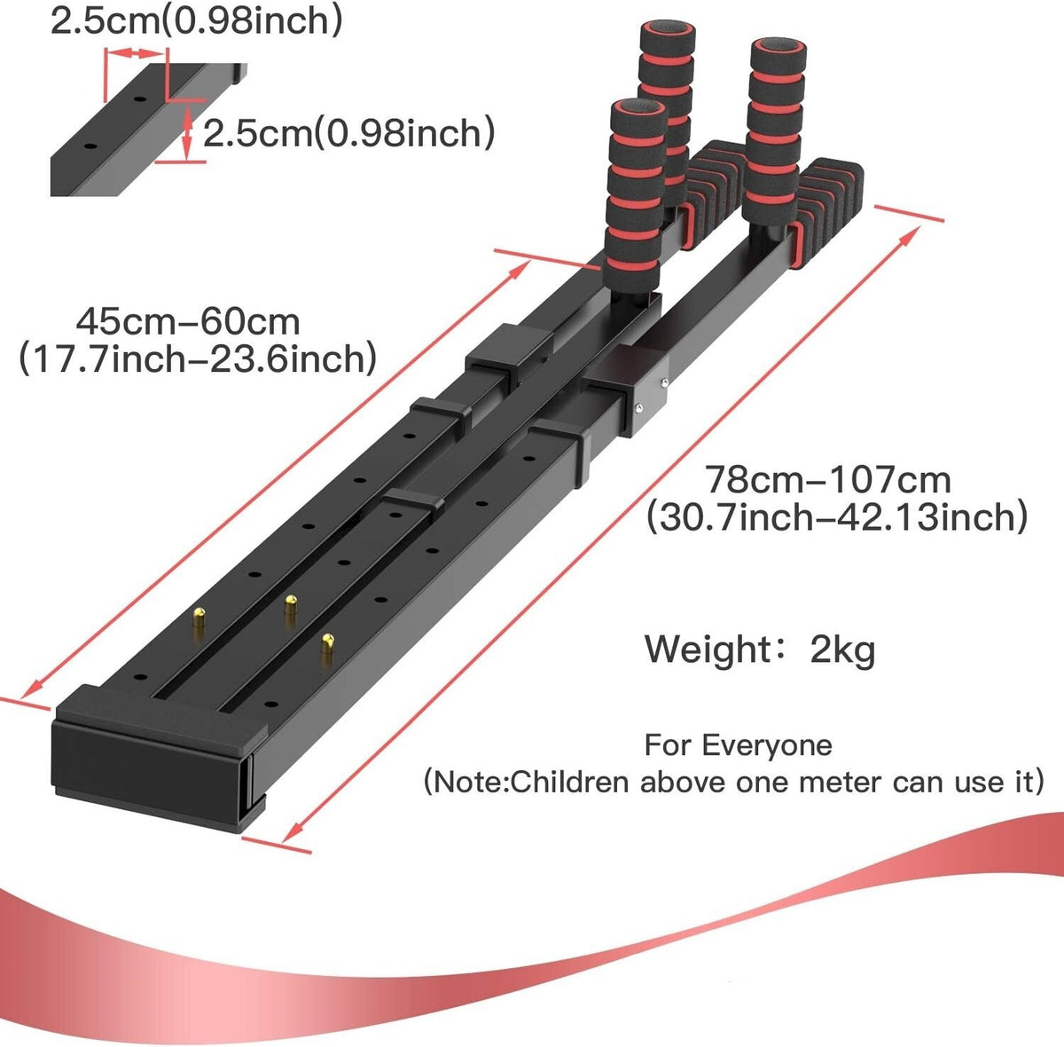 Flexibility Stretching Equipment for Ballet Yoga Dance Martial Arts - Adjustable Leg Stretcher