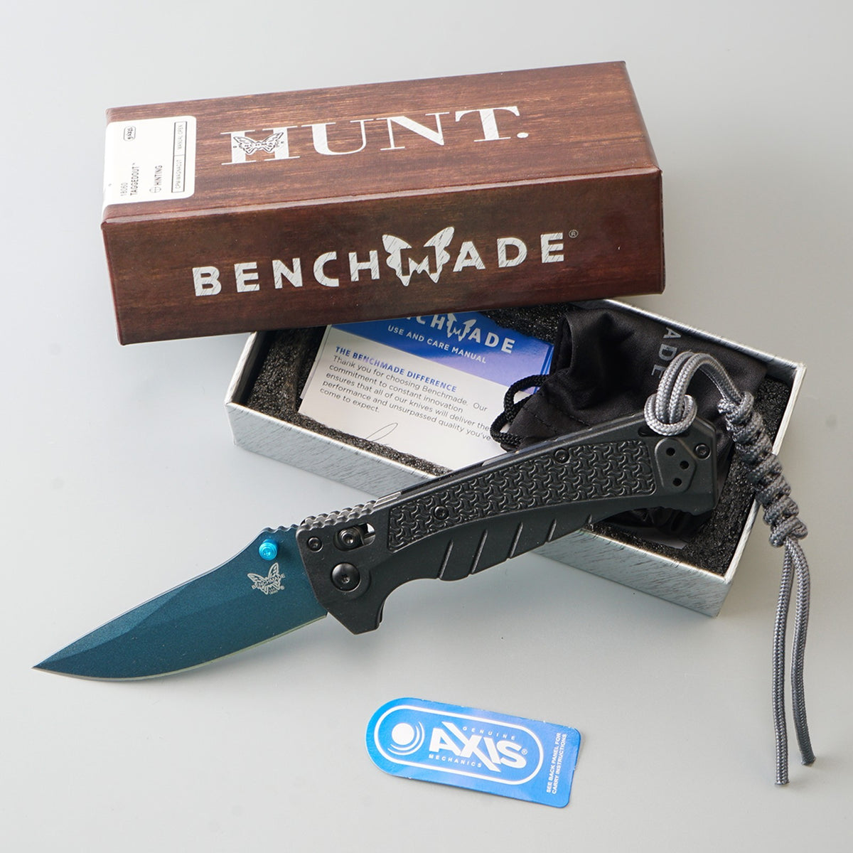 Folding Knife with CPM MagnaCut Blade and Gray Handle - EDC Pocket Knife