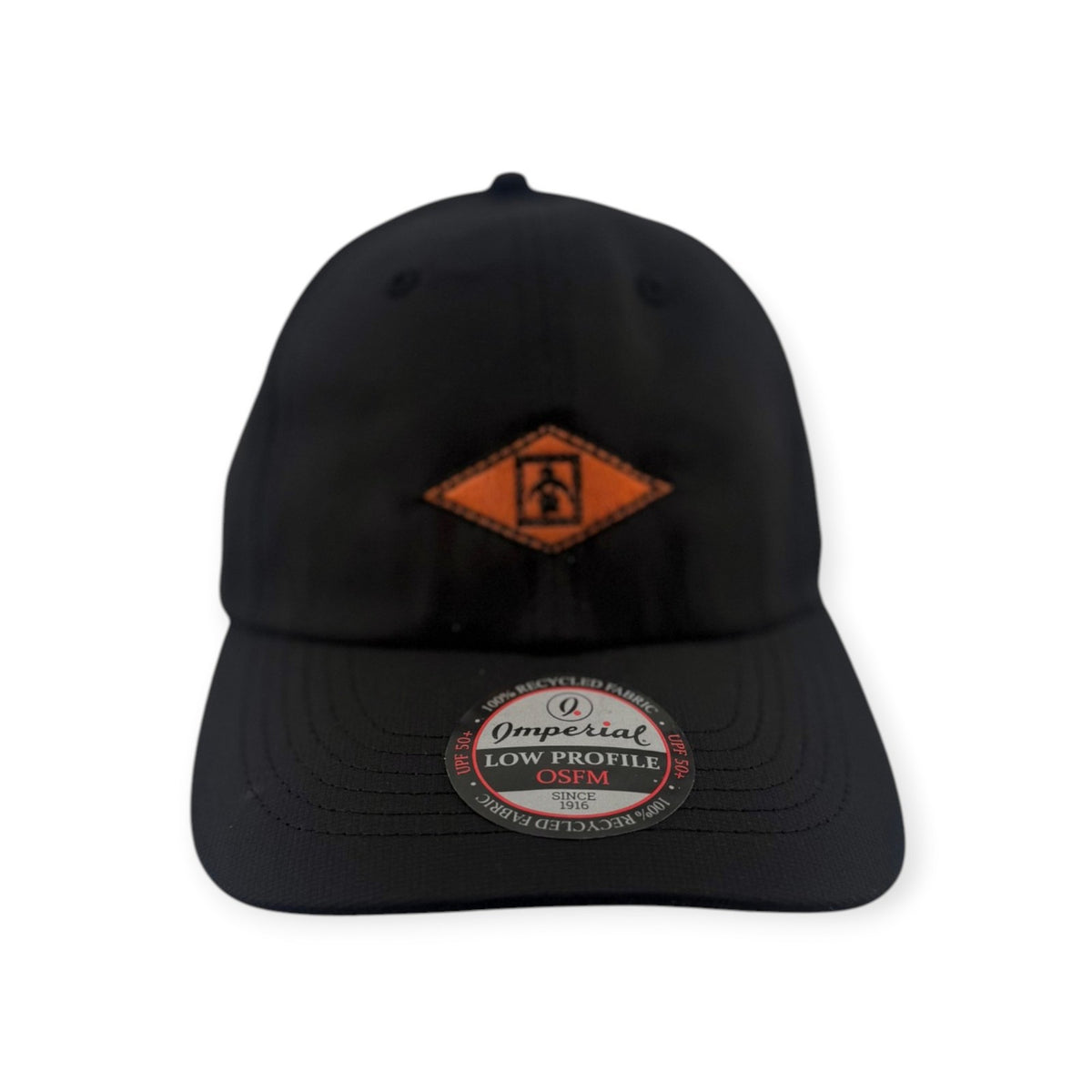 Black Golf Hat Cap for Men and Women - Adjustable Sun Protection