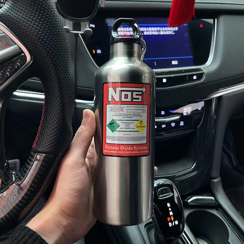 500ML Stainless Steel Water Bottle for Car Motorcycle Racing Insulation Cup
