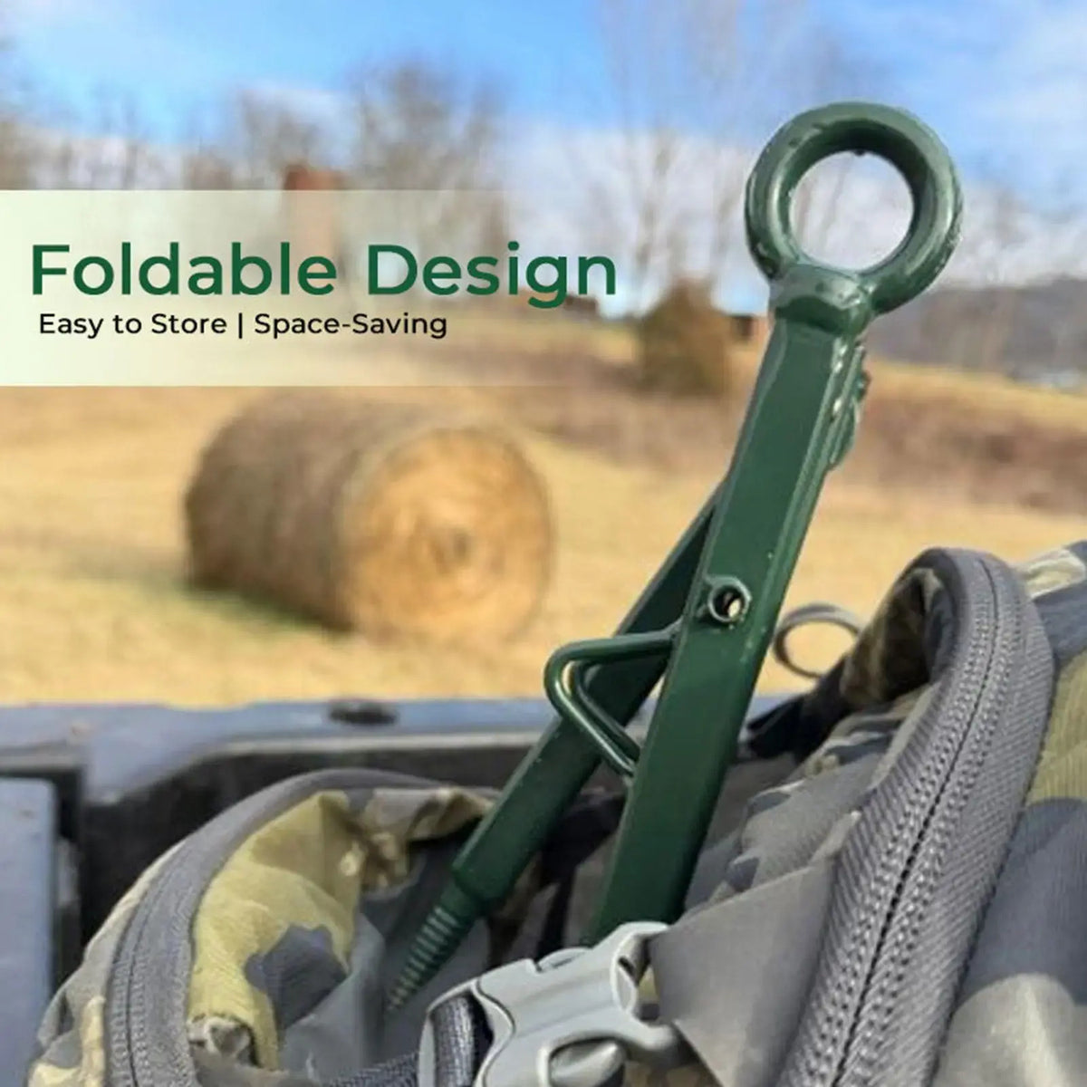 Camouflage Branch Stand Set for Hunting Tree Concealment - Weatherproof Metal