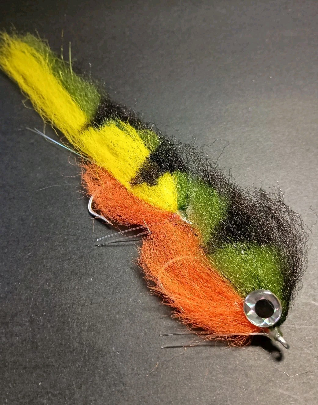 10-Inch Fish Imitation Big Eye Swimbait with Double Tandem Hooks for Bass Pike Muskie