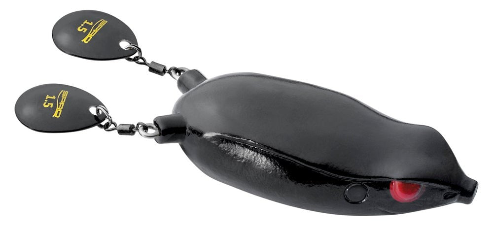 Fishing Topwater Frog Lure with Colorado Blade Legs - Multiple Colors