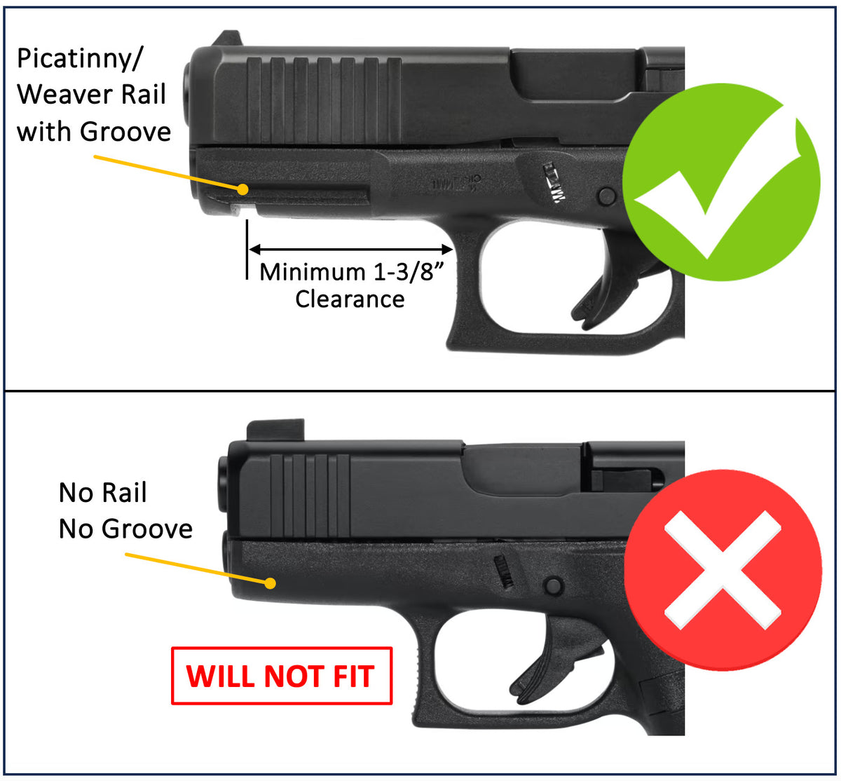 Green Laser Flashlight Combo for Pistols and Rifles 800 Lumens Tactical LED