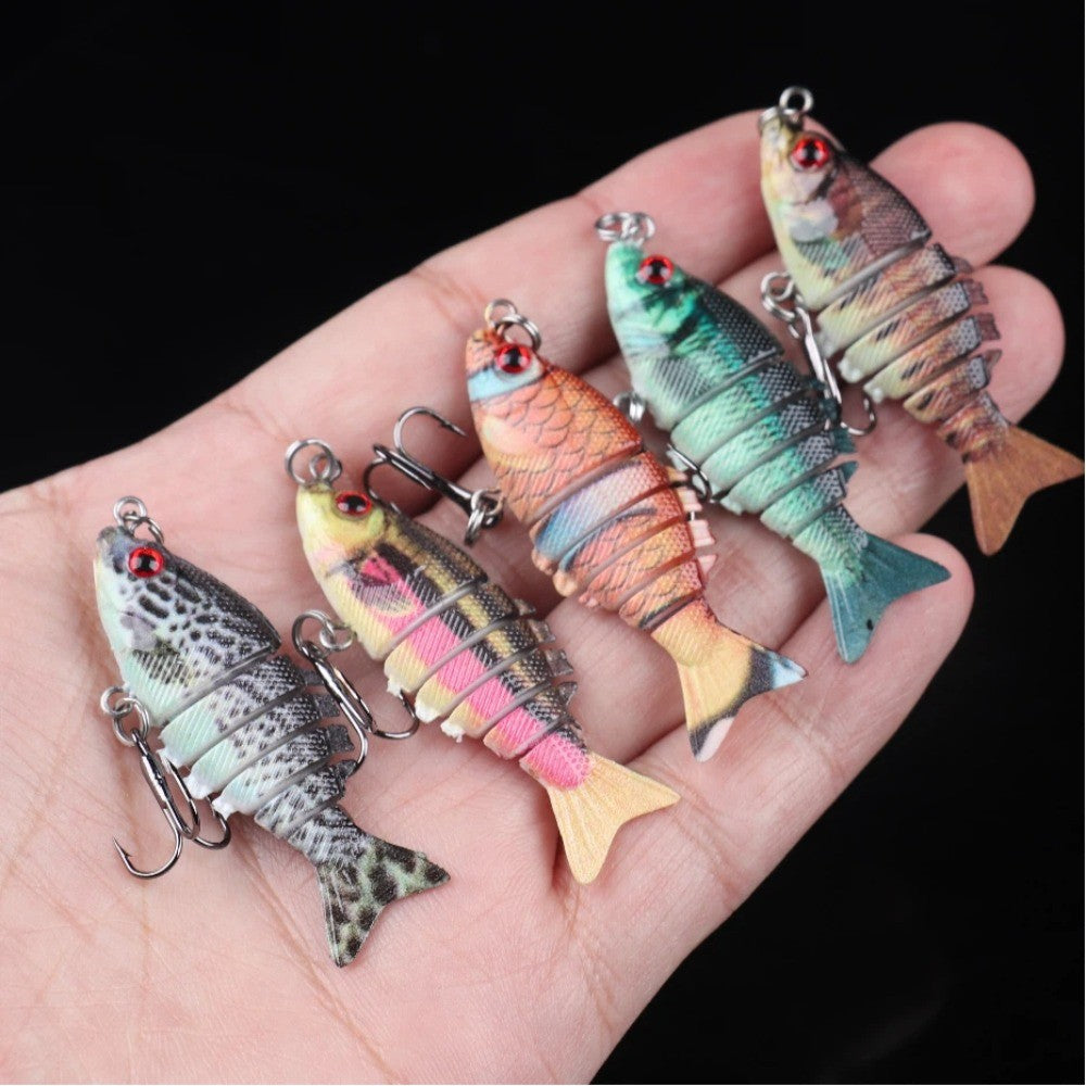5pcs Sinking Swimbait Lures Set - Hard Bait Fishing Tackle
