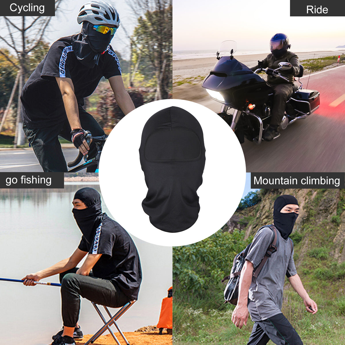 Lightweight Tactical Balaclava Mask Full Face Motorcycle Helmet Cover