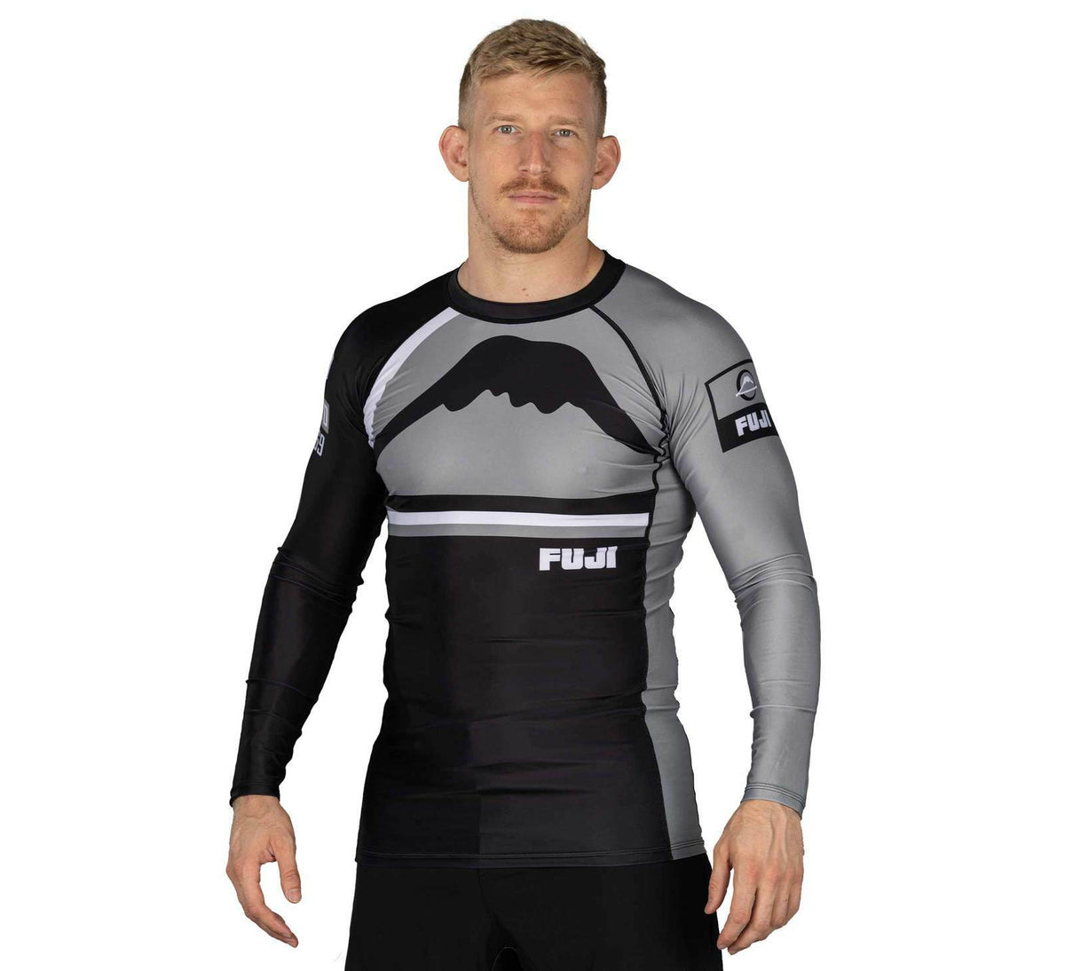 Long Sleeve MMA Rashguard for Jiu-Jitsu & BJJ - Grey