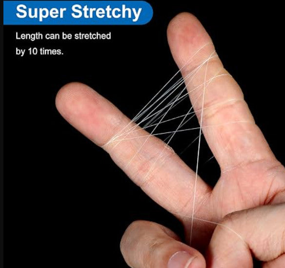 Invisible Fishing Thread 2 Pcs Clear Nylon Bait String for Angling & Crafting