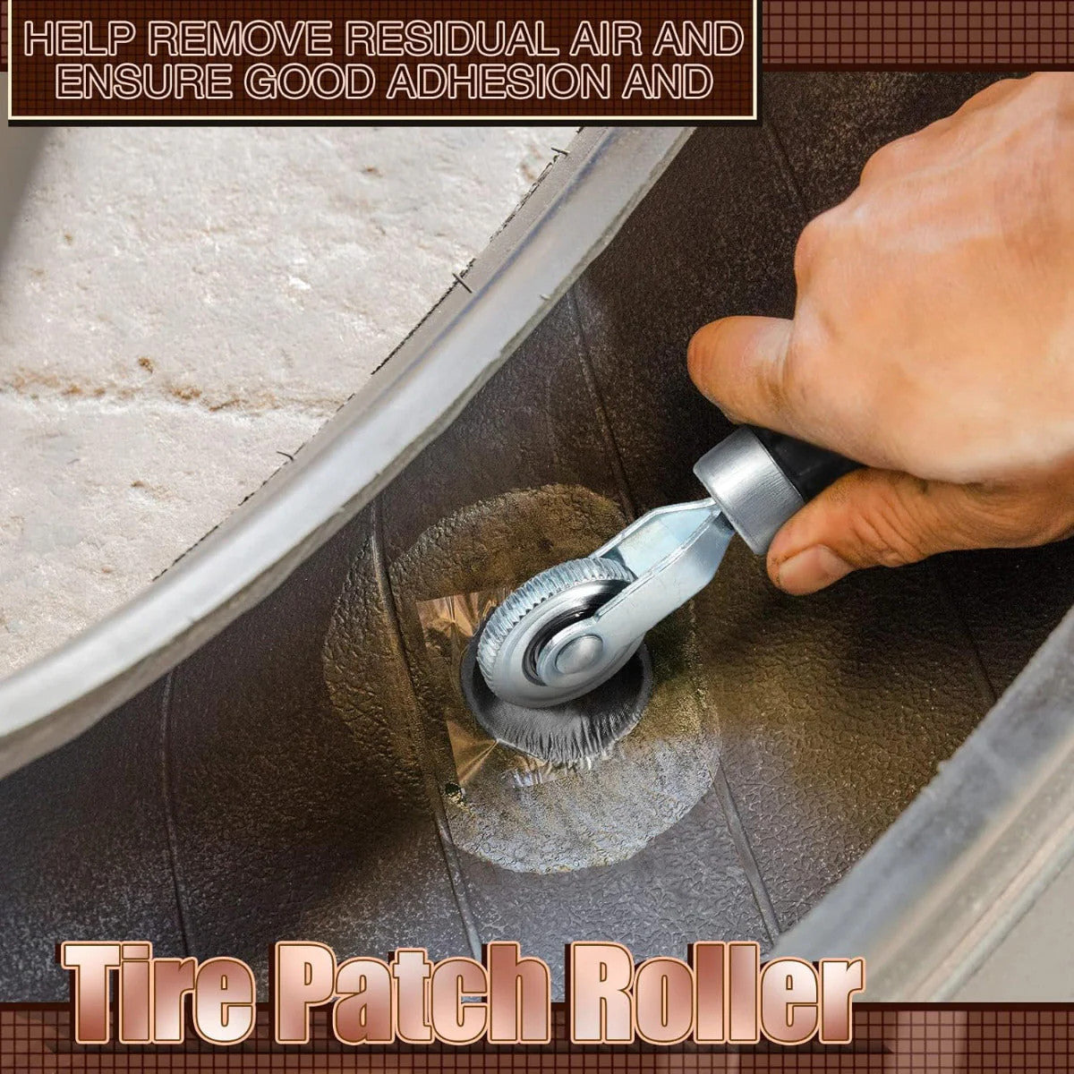 Car and Truck Tire Repair Patch Kit with Tools - Durable & Easy to Use