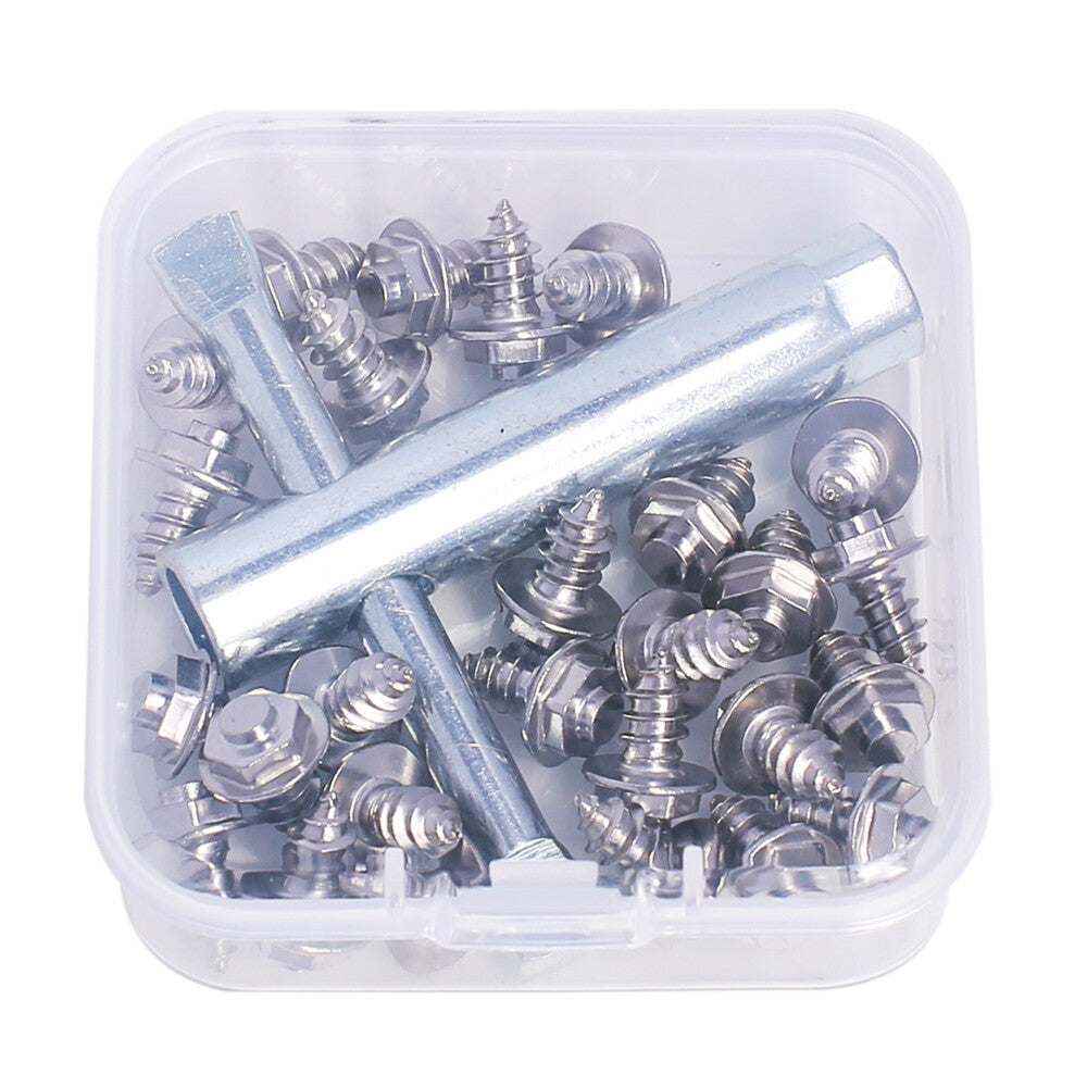 26pcs Wading Boot Studs for Felt and Rubber Soles - Screw-in Replacement Studs
