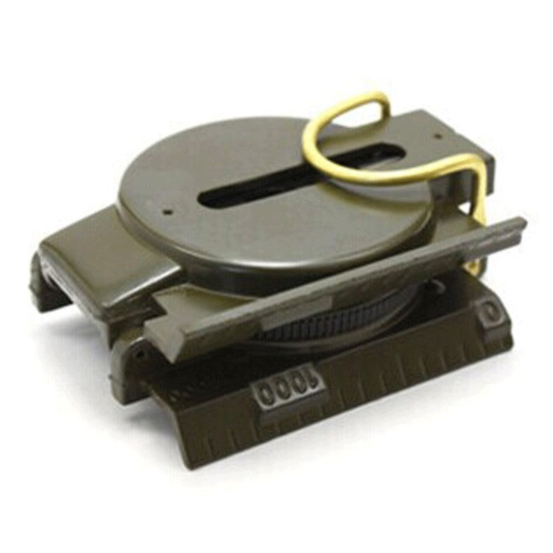 Metal Lensatic Compass Military Style Aluminum Housing Navigation Tool