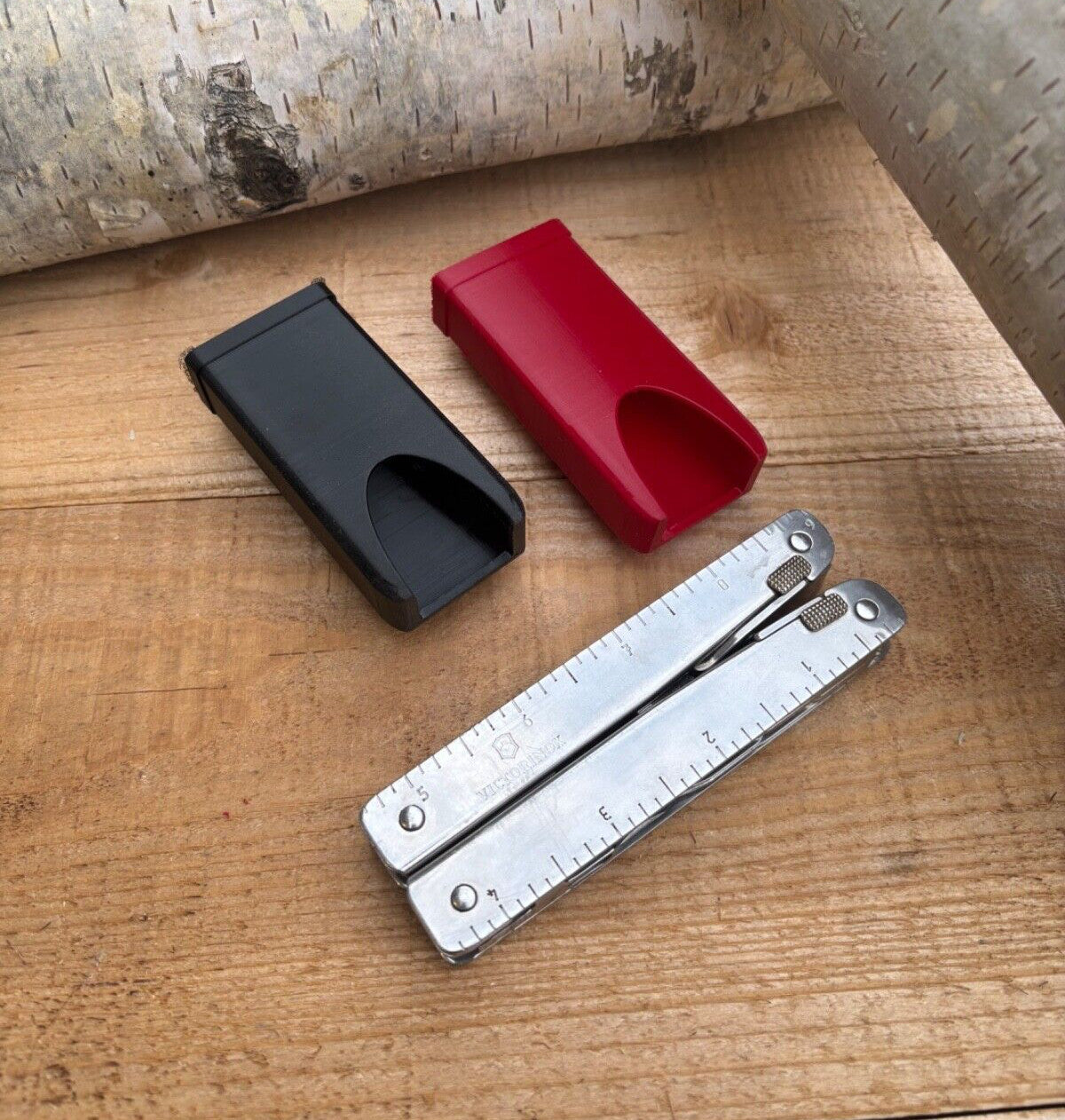Belt Sheath for Victorinox Swiss Tool Multi-Tool - Gray, Slim, Snug Fit
