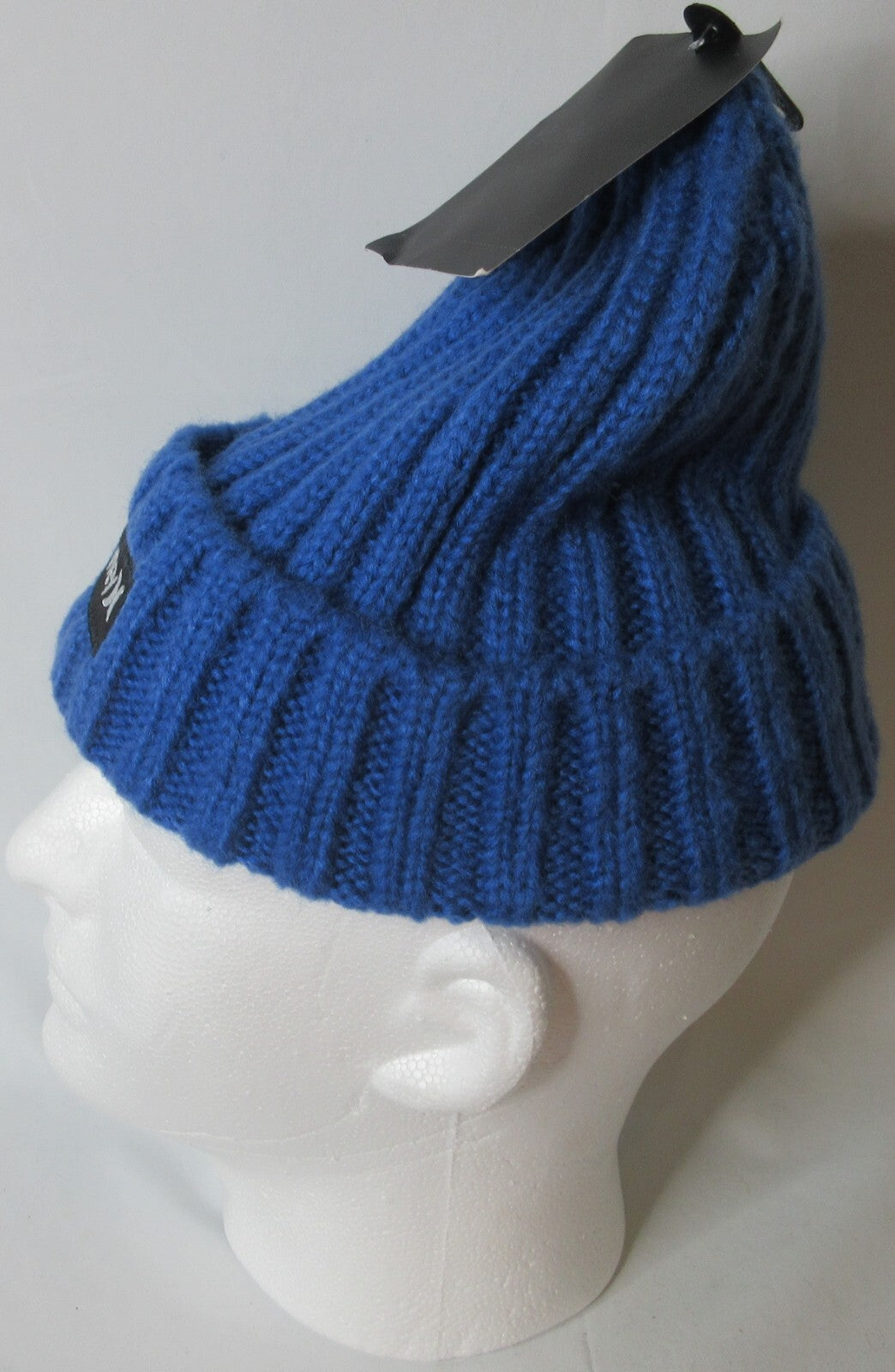 Adult Cable Knit Beanie Hat - Royal Blue, One Size, New with Tag