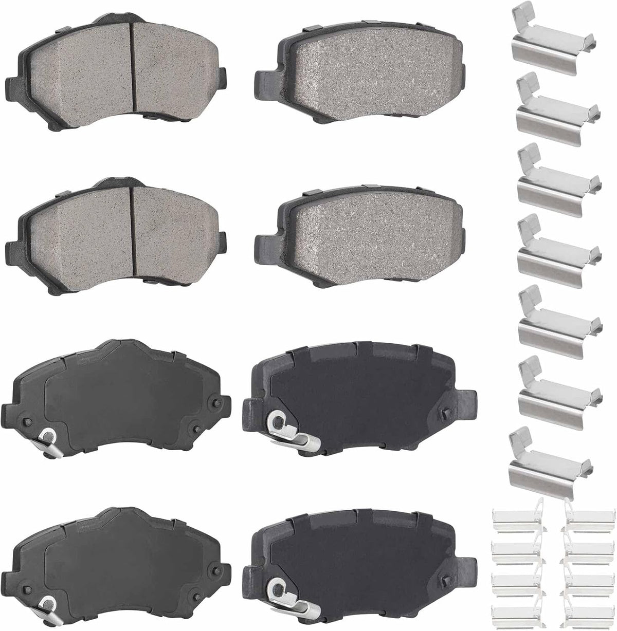 Ceramic Brake Pads Set for Jeep Wrangler Liberty Dodge Nitro Front & Rear