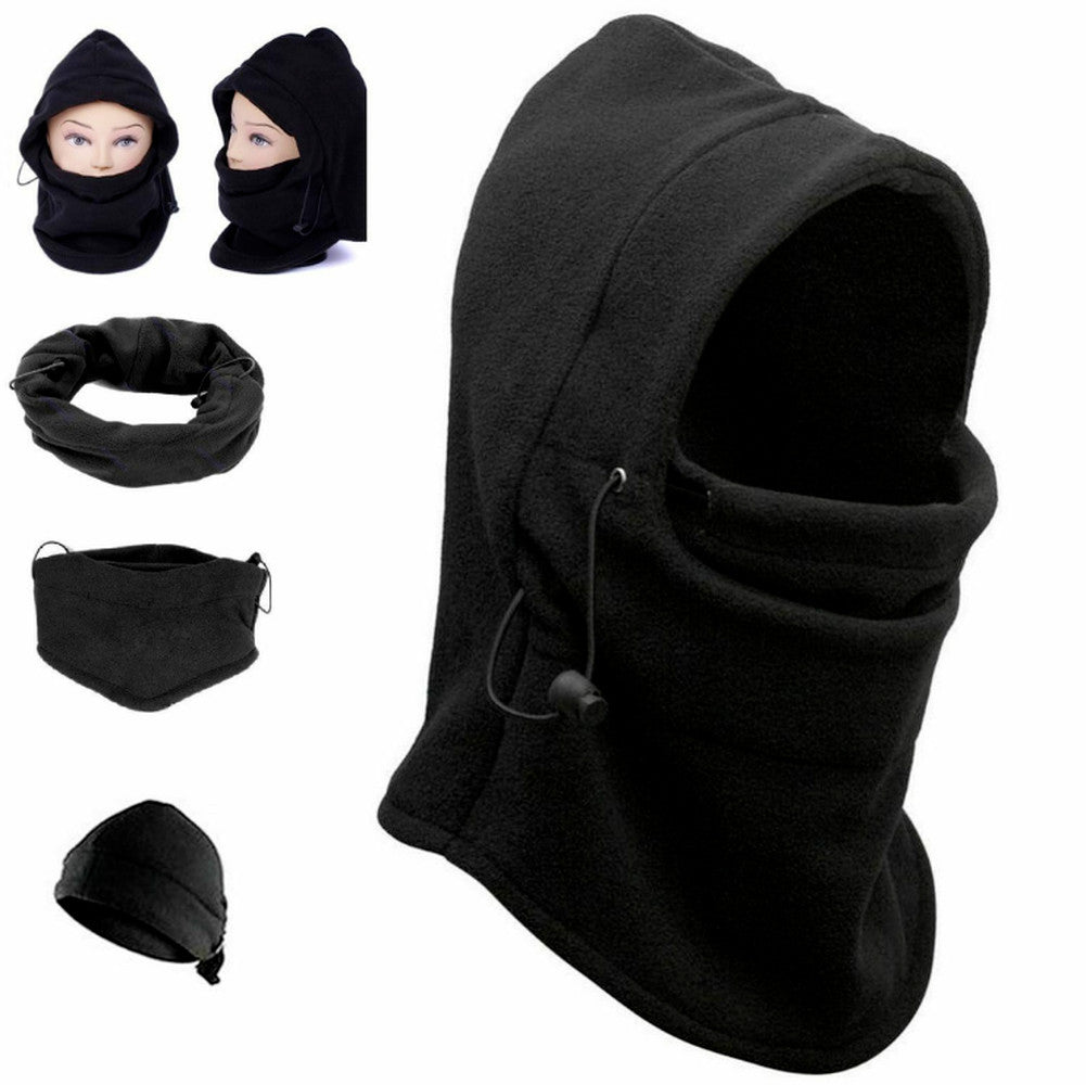 Winter Thermal Fleece Balaclava Ski Mask with Neck Warmer - Full Face Mask for Cold Weather