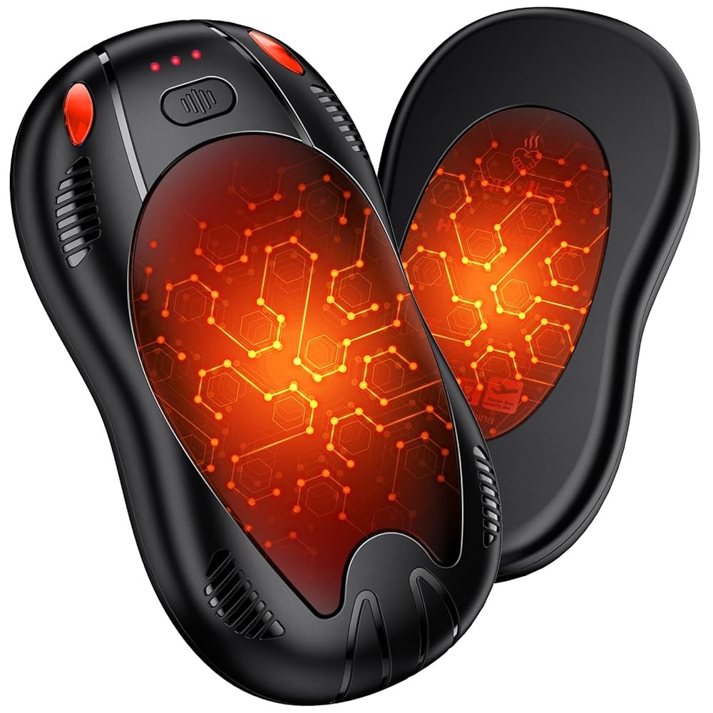Rechargeable Hand Warmers 10000mAh Dual-Sided Portable Winter Gift Pack