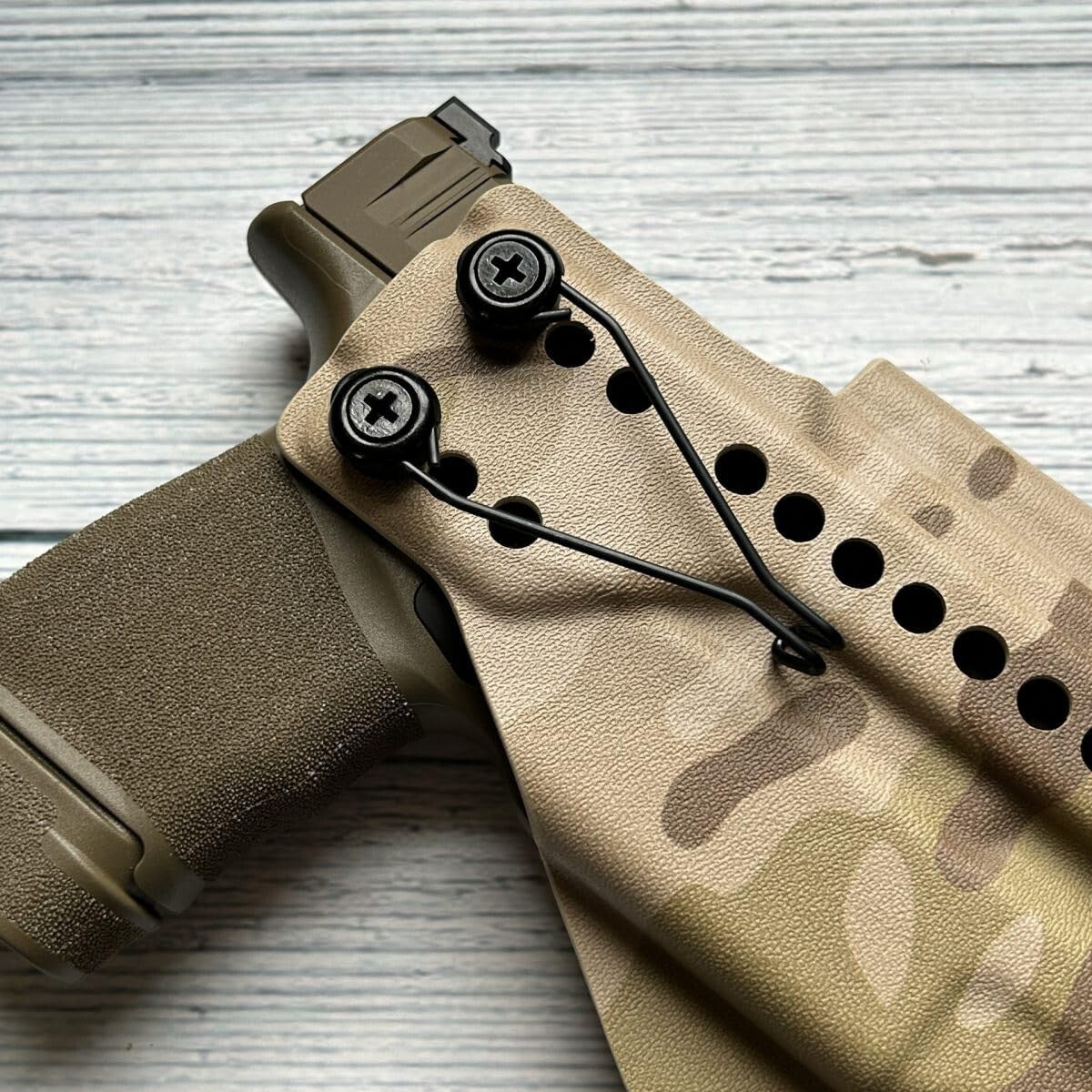 Adjustable Belt Clip - Slim Profile, Low Visibility, 1.5-1.75 Inch Width