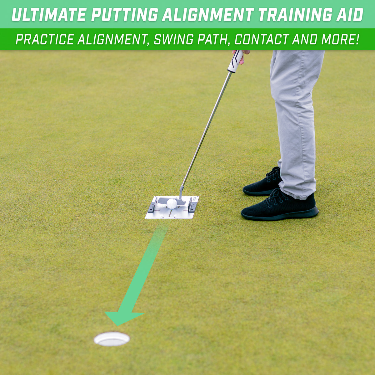 Golf Putting Alignment Stencil and Gate System for Improved Stroke Accuracy