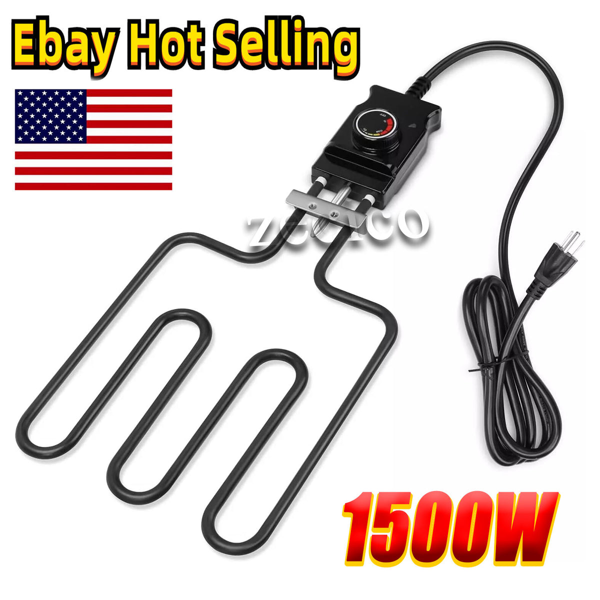1500W Electric Smoker Heating Element for Masterbuilt & Other Smokers