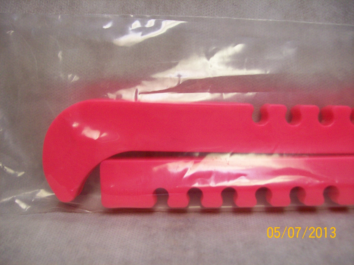 Pink Figure Skate Blade Guards - Universal Centipede Cover for All Sizes