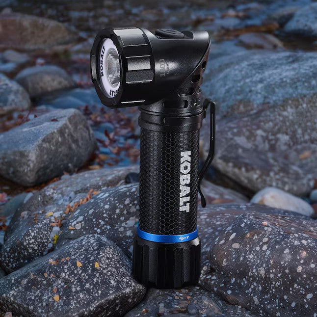 Rechargeable LED Flashlight 1000 Lumens with Adjustable Modes & Magnetic Base