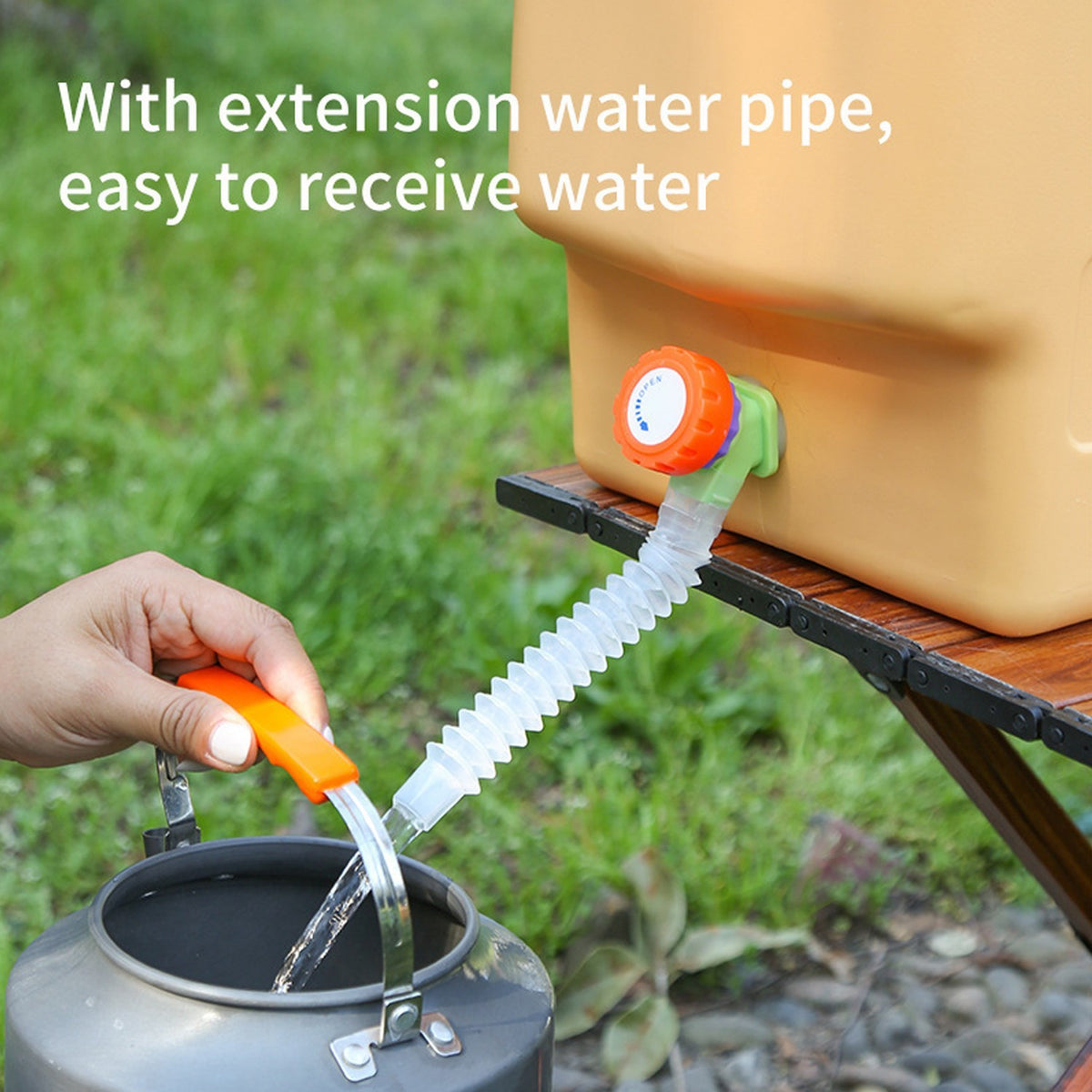20L Outdoor Water Container with Spigot for Camping and Emergency Use