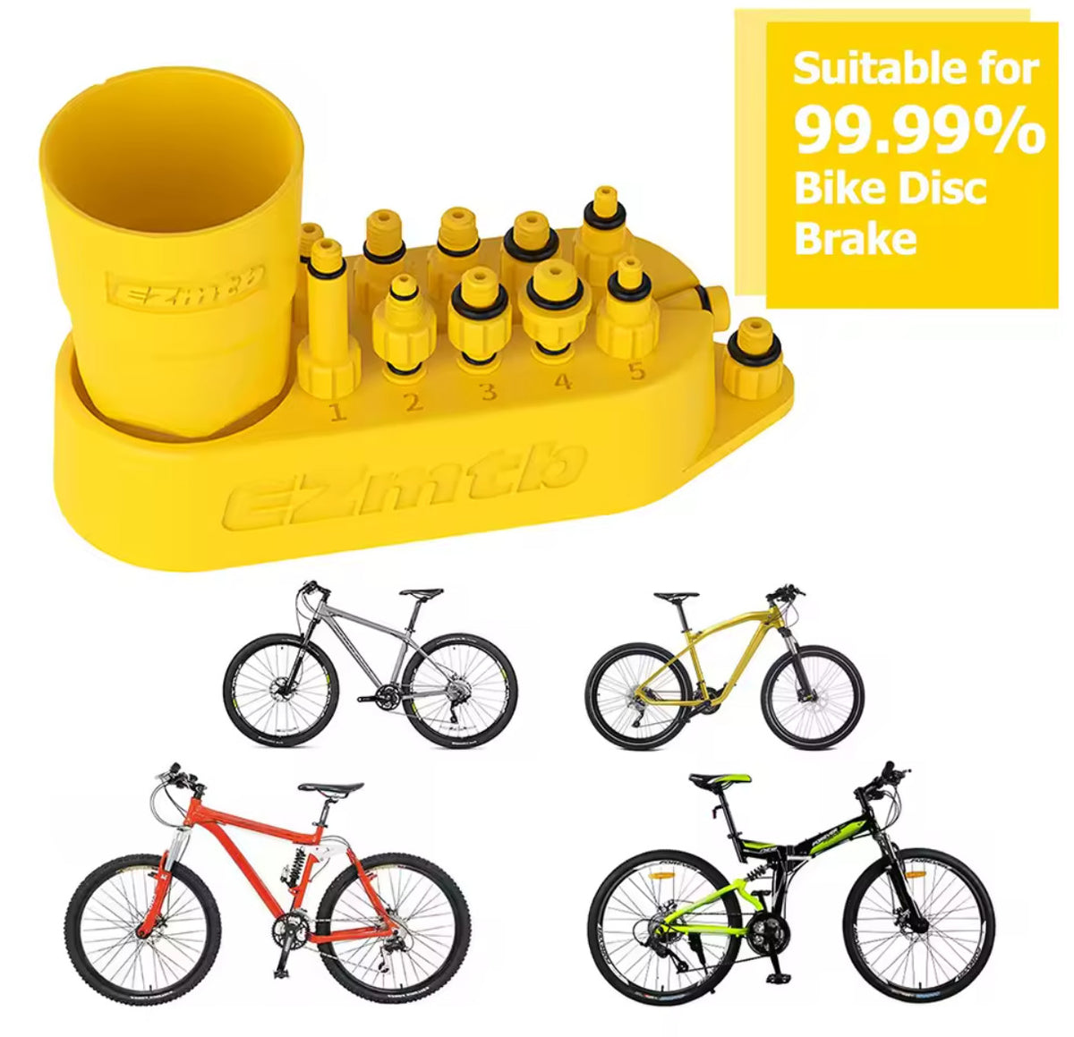 Universal Hydraulic Disc Brake Bleed Kit for Mountain and Road Bicycles