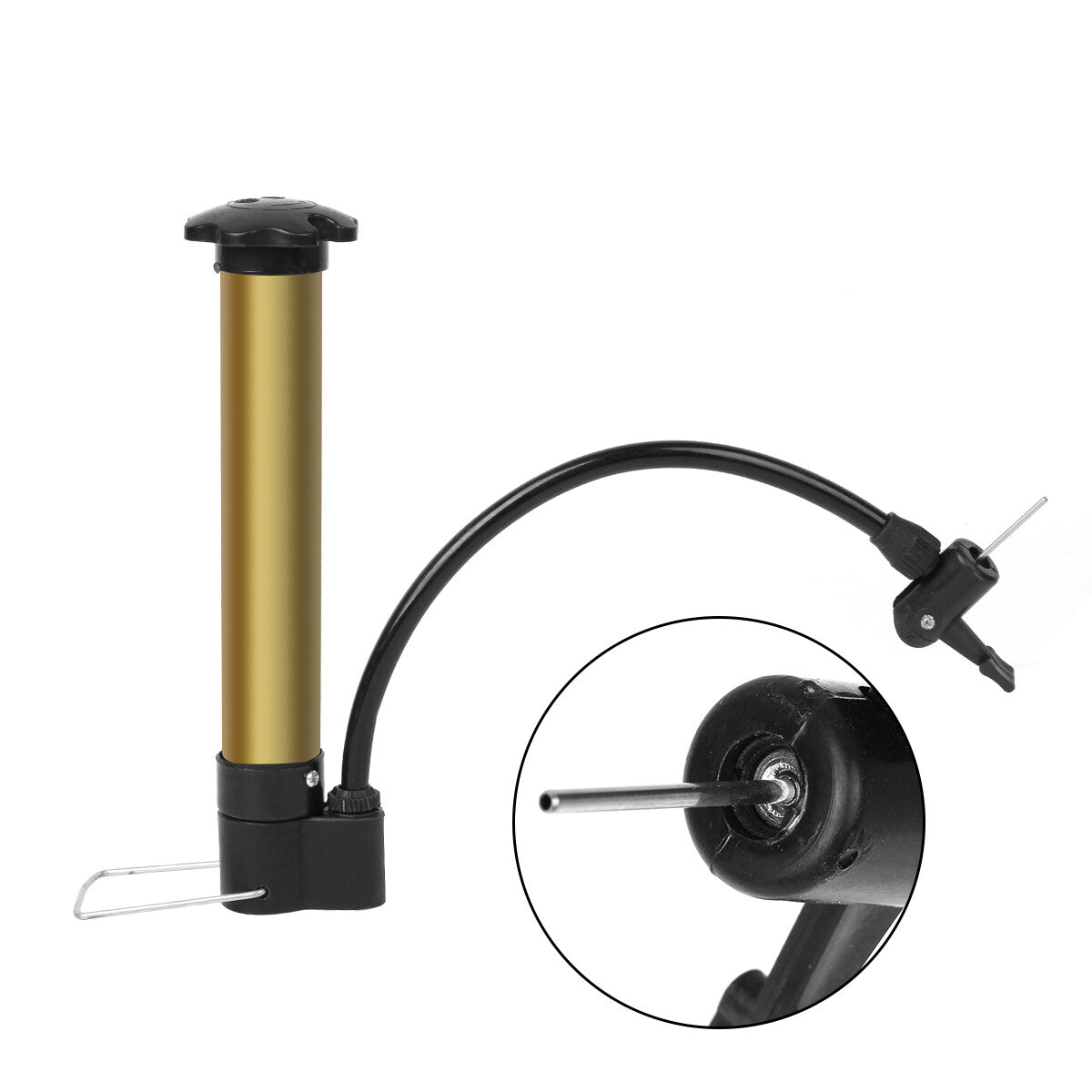 Mini Portable Bicycle Air Pump for Sports Balls and Cycling Tires