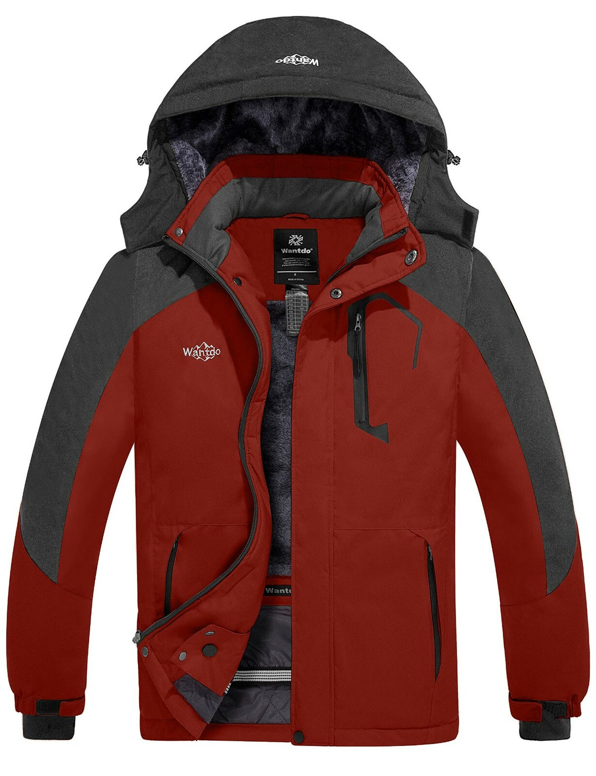 Men's Waterproof Winter Jacket - Warm Ski & Snowboarding Coat with Hood