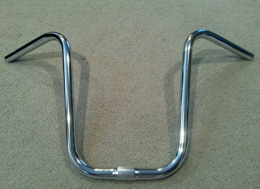 13-Inch Chrome Bicycle U Handlebars for Schwinn Stingrays Lowrider - 25.4mm