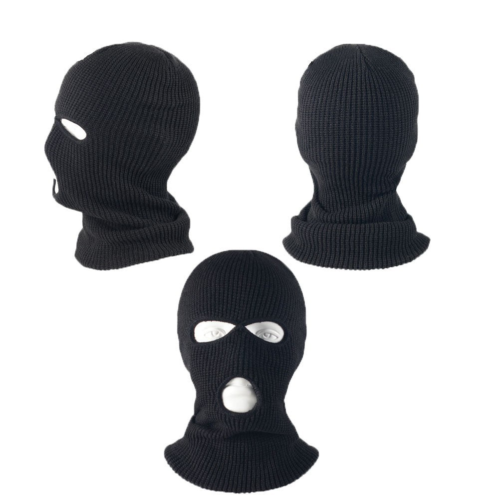 Full Face Ski Mask Winter Balaclava with 3 Holes for Snowboarding & Outdoor Sports