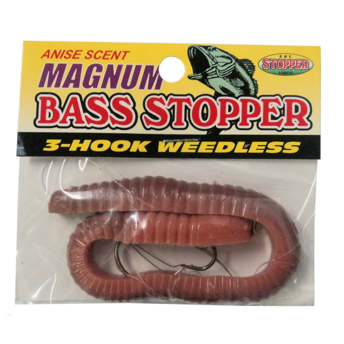Fishing Worm Rig Set - Weedless 6-Inch Bass Lure Multiple Colors