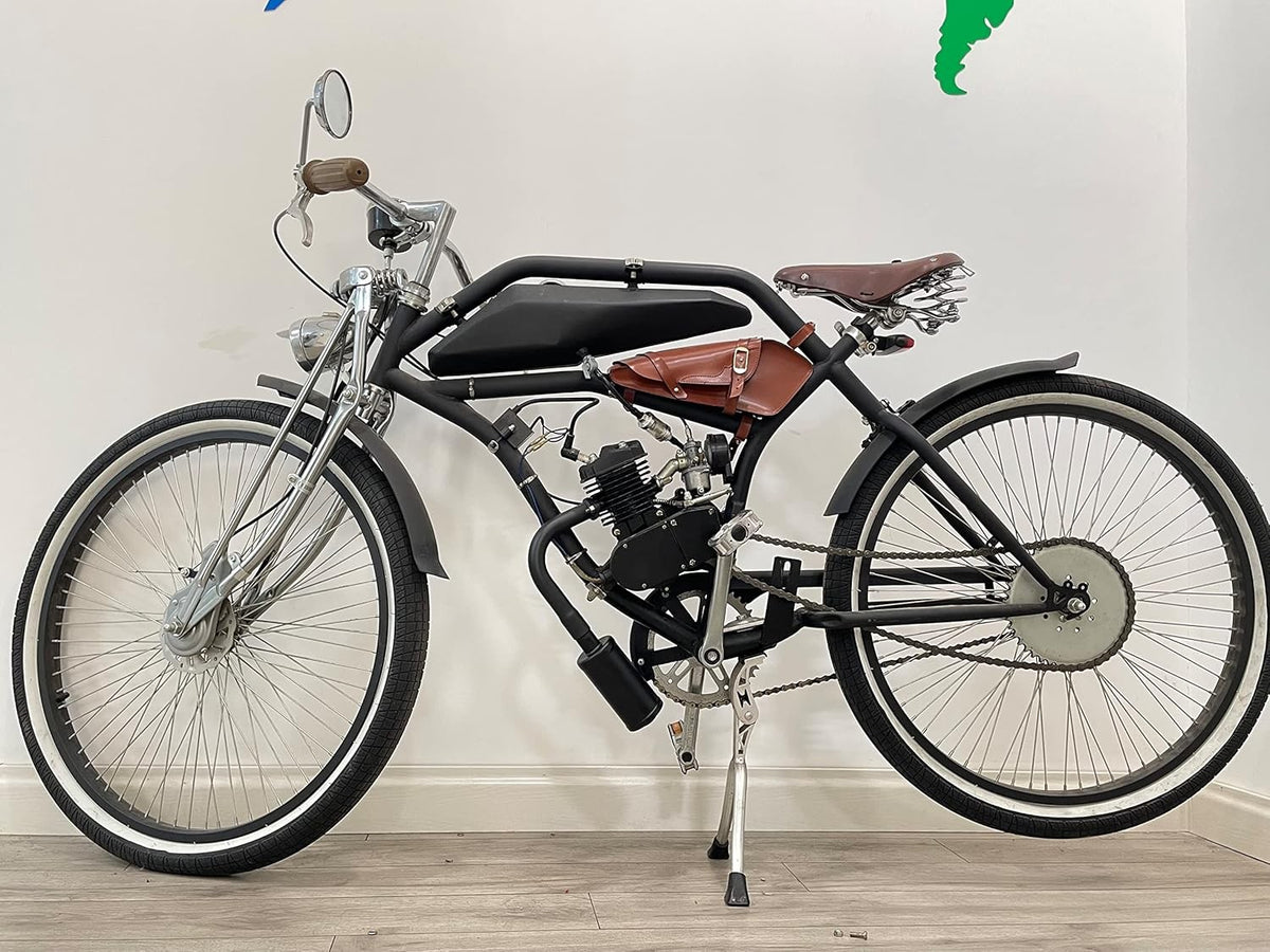 Motorized Bicycle Exhaust Muffler Pipe for 49cc-80cc 2 Stroke Gas Engines