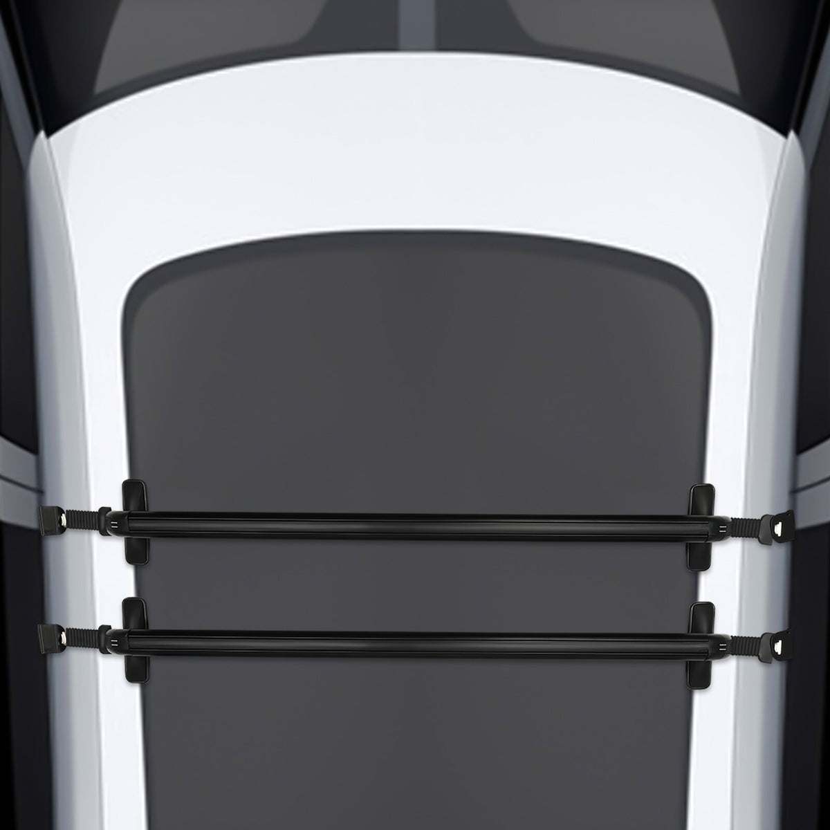 Universal Car Roof Rack Cross Bar with Lock Aluminum for 4-5 Door Vehicles