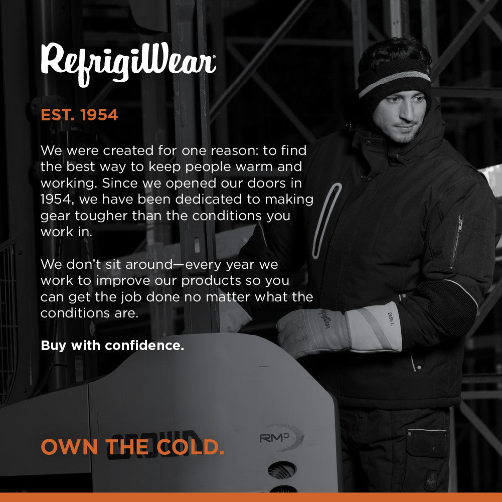 RefrigiWear Double Layer Headband with Reflective Stripe for Cold Weather