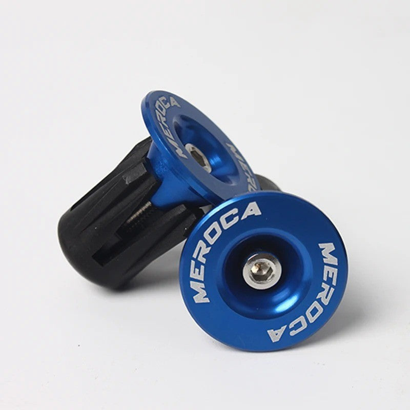 Aluminum Bicycle Handlebar End Plugs - MTB Road & Mountain Bike Caps