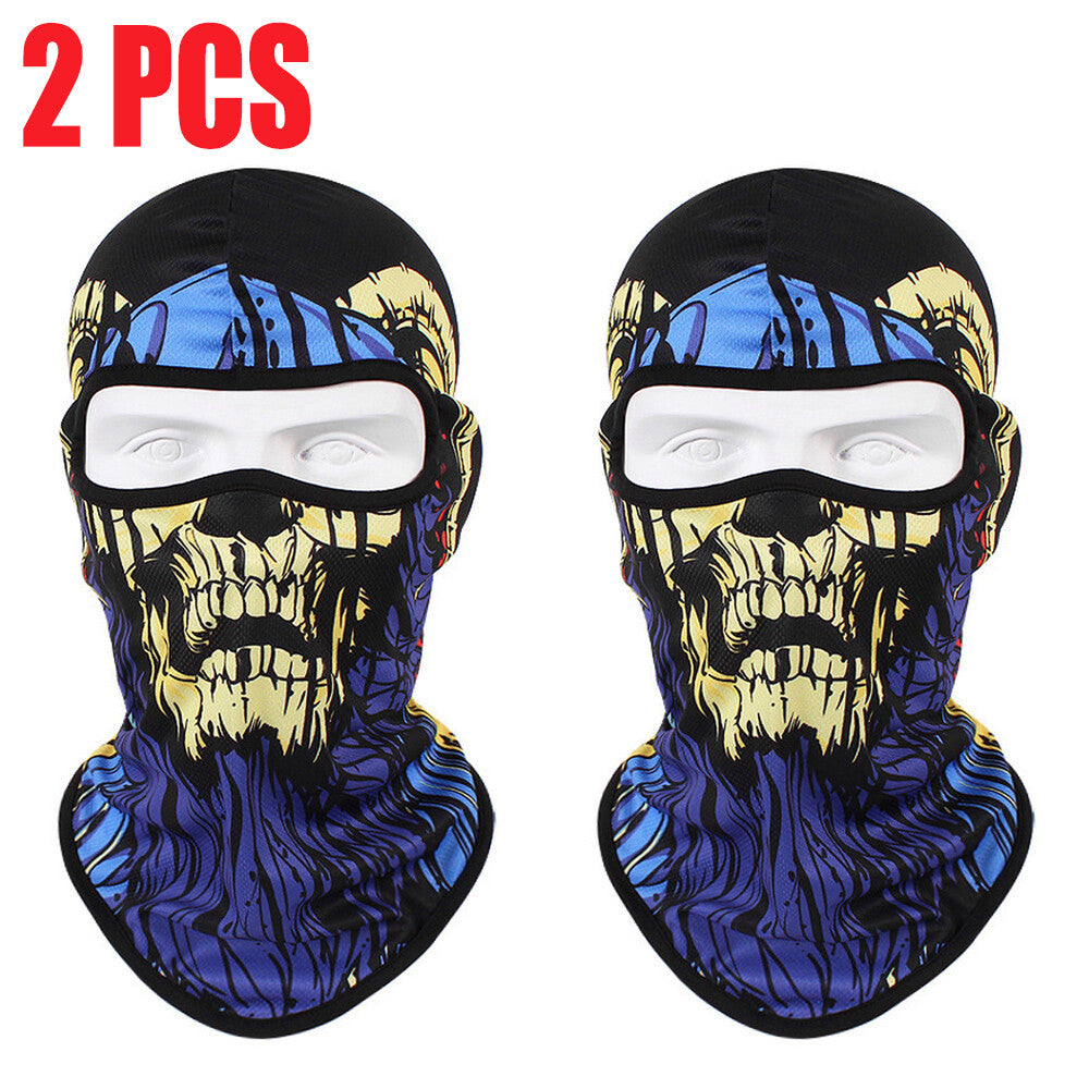 Windproof Tactical Balaclava Face Mask for Outdoor Sports - 2 Pack